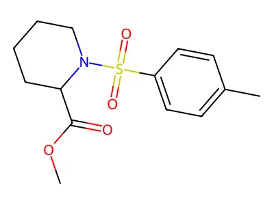 Methyl 1-[(4-methylphenyl)sulfonyl]piperidine-2-carboxylate structure