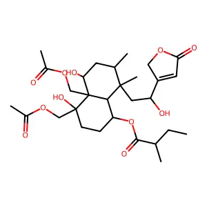 Ajugamarin D 1 structure