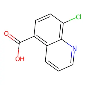8-Chloro-5-quinolinecarboxylic acid structure