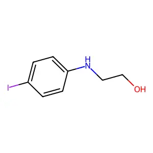 2-((4-Iodophenyl)amino)ethanol structure