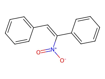 (2-Nitro-2-phenylethenyl)benzene structure