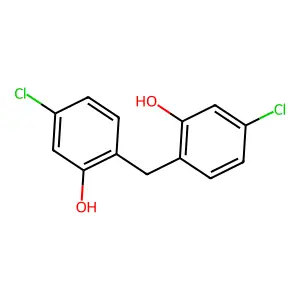 5-Chloro-2-((4-chloro-2-hydroxyphenyl)methyl)phenol structure