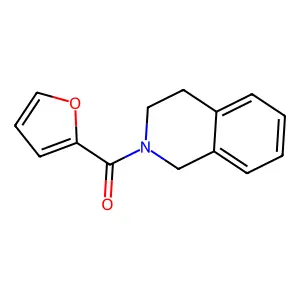 3,4-dihydro-1H-isoquinolin-2-yl(furan-2-yl)methanone structure