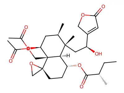 Ajugamarin B 1 structure