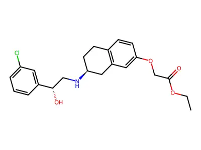 Amibegron structure