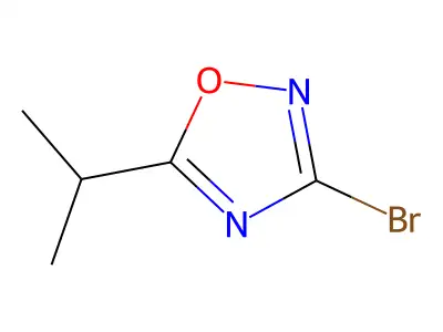 3-Bromo-5-isopropyl-1,2,4-oxadiazole structure