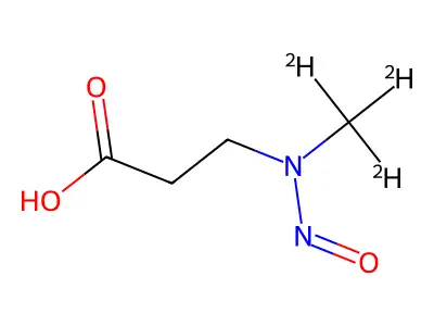 3-(Methylnitrosoamino)propanoic acid structure