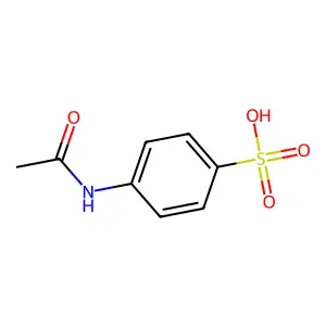 N-Acetylsulfanilic acid structure