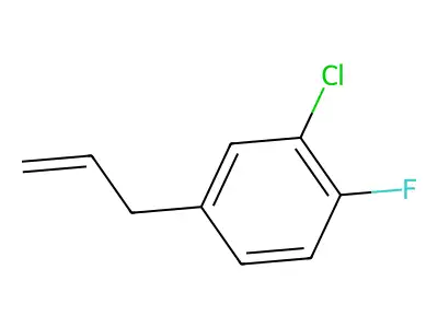 1-Allyl-3-chloro-4-fluorobenzene structure