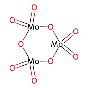 Trimolybdenum nonaoxide structure