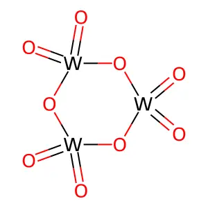 Tritungsten nonaoxide structure
