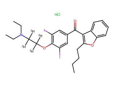 Amiodarone Hydrochloride structure