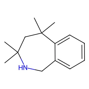 3,3,5,5-tetramethyl-2,3,4,5-tetrahydro-1H-2-benzazepine structure