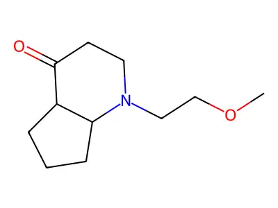 1-(2-Methoxyethyl)-octahydro-1H-cyclopenta[b]pyridin-4-one structure