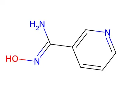 3-Pyridinecarboxamide Oxime structure