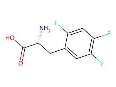 2,4,5-Trifluoro-L-phenylalanine structure