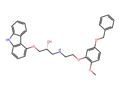 5'-Benzyloxy Carvedilol structure