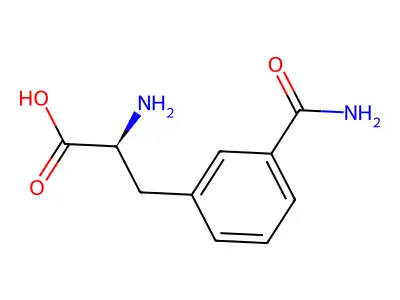 (S)-2-Amino-3-(3-carbamoylphenyl)propanoic acid structure