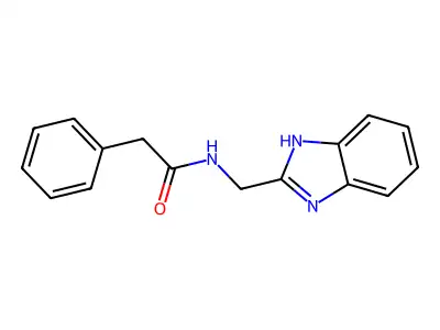 N-(1H-benzimidazol-2-ylmethyl)-2-phenylacetamide structure