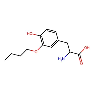 Levodopa 4-hydroxybutyl ester structure