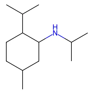 Isopropyl-(2-isopropyl-5-methylcyclohexyl)amine structure