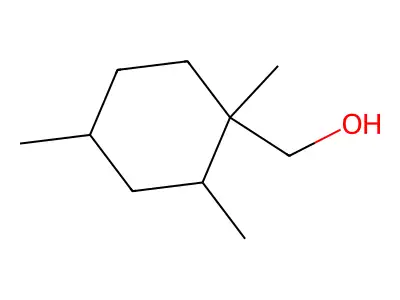 (1,2,4-Trimethylcyclohexyl)methanol structure