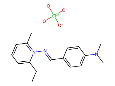 C17H22N3.ClO4 structure