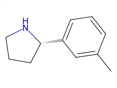 2-(3-Methylphenyl)pyrrolidine structure