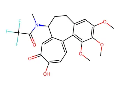 N-Trifluoroacetyl-N-methyl-deacetylcolchiceine structure