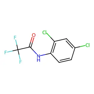 N-(2,4-dichlorophenyl)-2,2,2-trifluoroacetamide structure