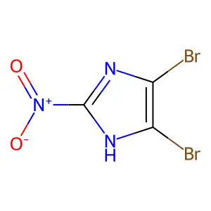 4,5-dibromo-2-nitro-1H-imidazole structure