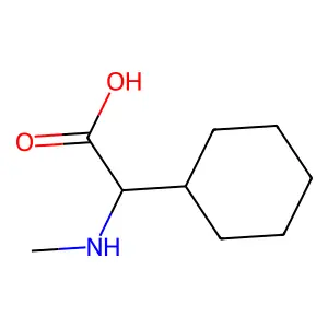 2-Cyclohexyl-2-(methylamino)acetic acid structure