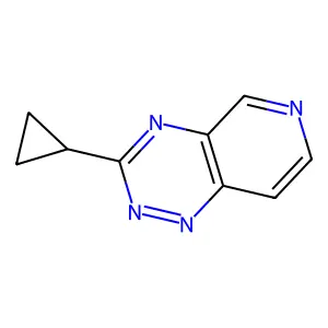 3-Cyclopropyl-pyrido(3,4-e)(1,2,4)triazine structure