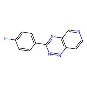 3-(4-Fluorophenyl)pyrido[3,4-e][1,2,4]triazine structure