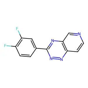 3-(3,4-Difluoro-phenyl)-pyrido(3,4-e)(1,2,4)triazine structure
