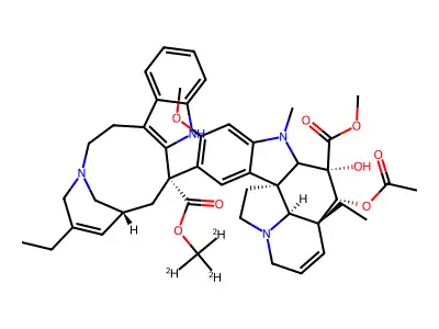 Anhydro Vinblastine Disulfate Salt structure