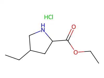 Ethyl 4-ethylpyrrolidine-2-carboxylate structure