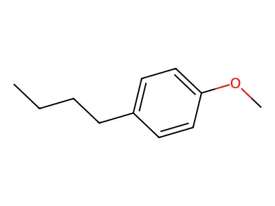 Benzene, 1-butyl-4-methoxy- structure