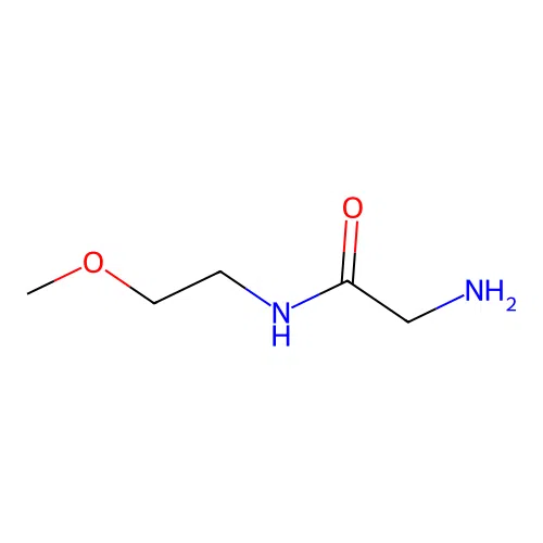 2-amino-N-(2-methoxyethyl)acetamide structure