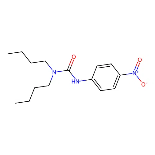 1,1-dibutyl-3-(4-nitrophenyl)urea structure