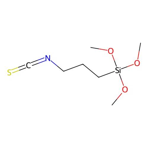 Silane, (3-isothiocyanatopropyl)trimethoxy- structure