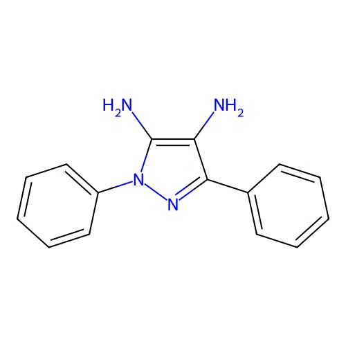 diphenyl-1H-pyrazole-4,5-diamine structure