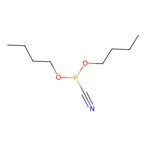Dibutyl cyanophosphite structure