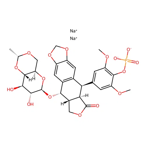 Etoposide phosphate disodium salt structure