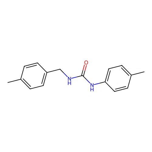 N-(4-methylbenzyl)-N'-(4-methylphenyl)urea structure