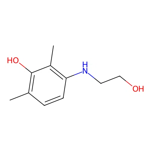 3-(2-Hydroxyethylamino)-2,6-dimethylphenol structure