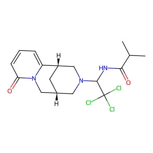 C17H22Cl3N3O2 structure