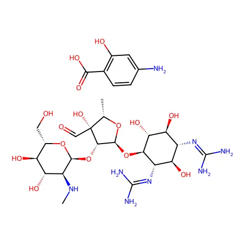 Streptomycin & p-Aminosalicylic acid structure