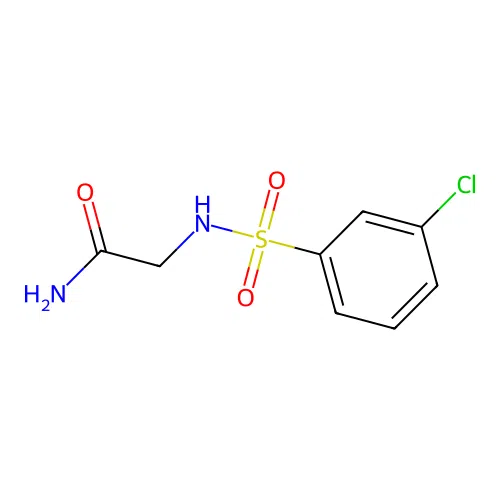 2-((3-Chlorophenyl)sulfonamido)acetamide structure