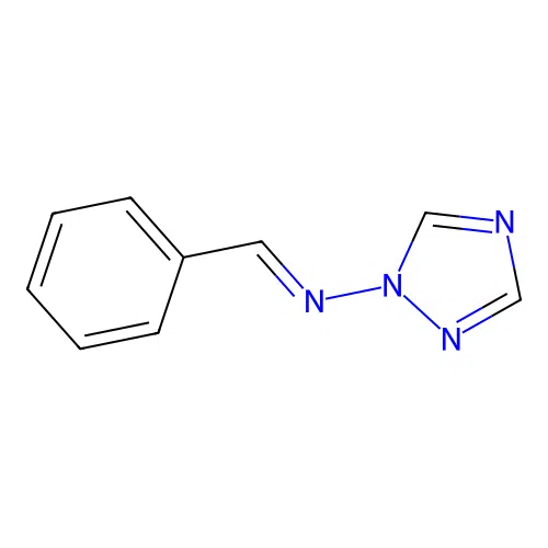 1-Benzylideneamino-1,2,4-triazole structure